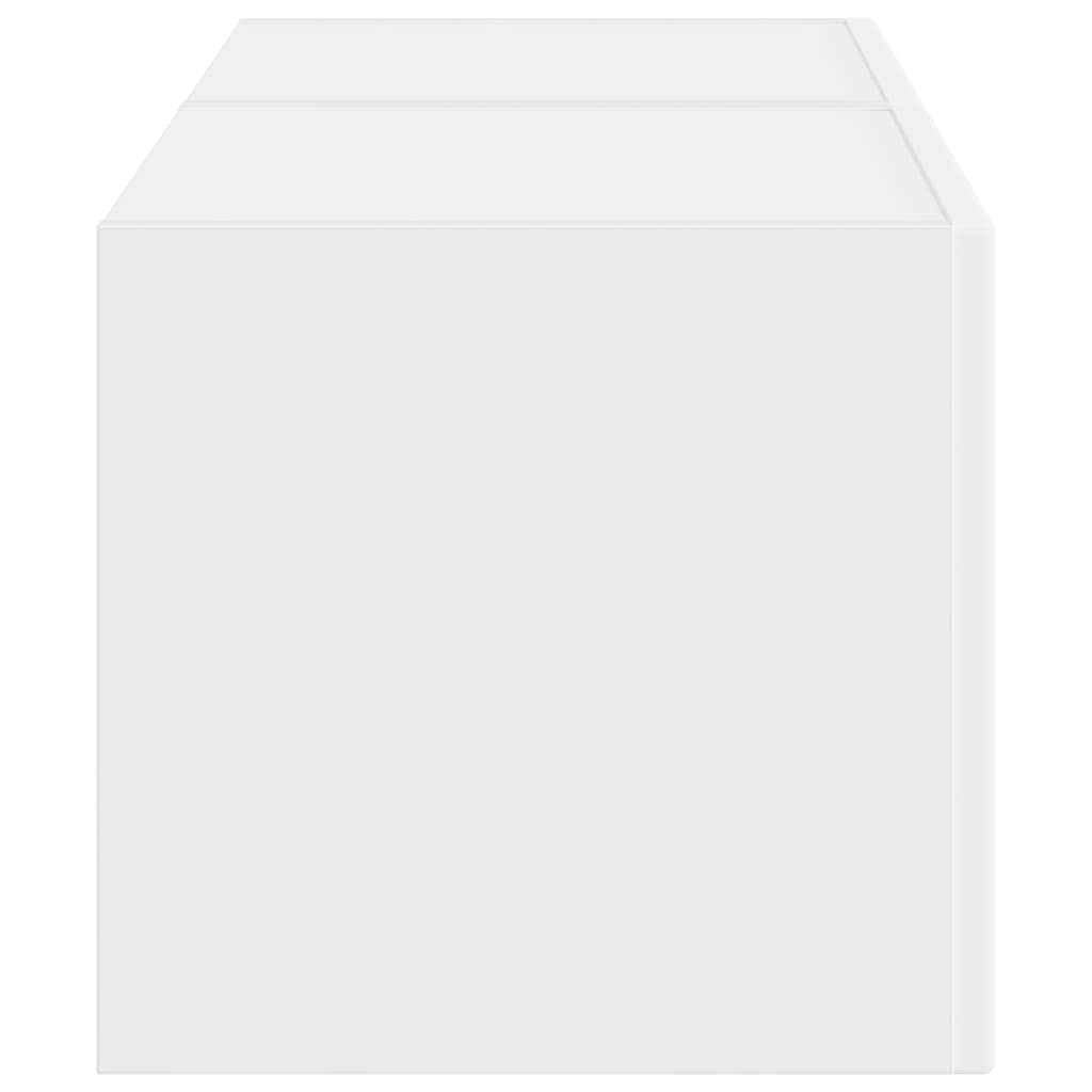 TV Wall Cabinet 2 pcs White 39 x 31 x 29.5 cm Engineered Wood