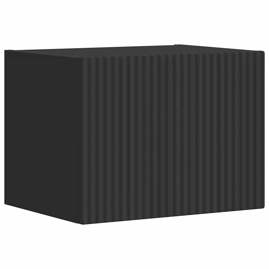 TV Wall Cabinet Black 39 x 31 x 29.5 cm Engineered Wood