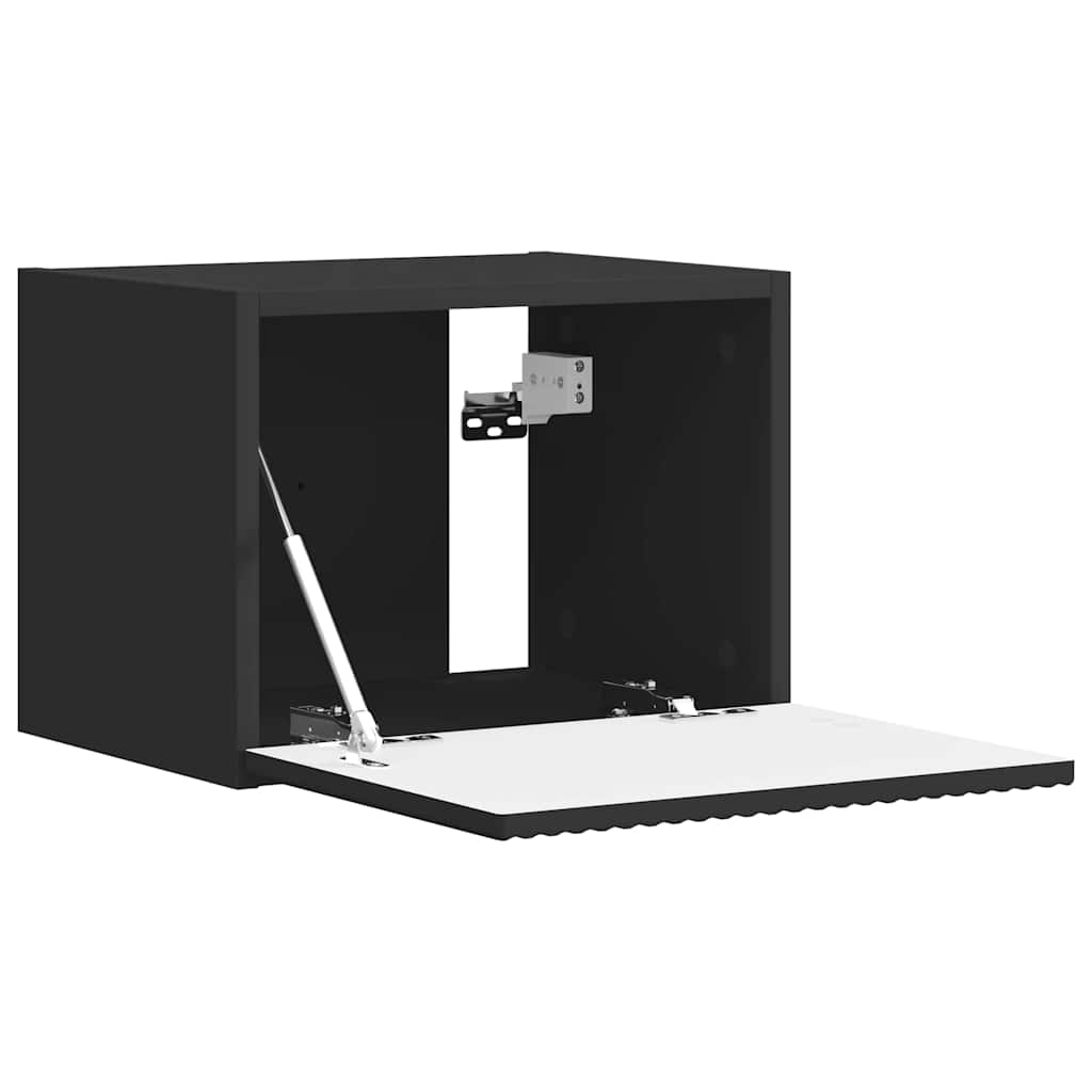 TV Wall Cabinet Black 39 x 31 x 29.5 cm Engineered Wood