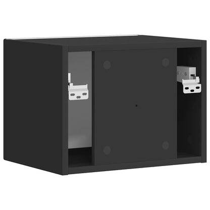 TV Wall Cabinet Black 39 x 31 x 29.5 cm Engineered Wood