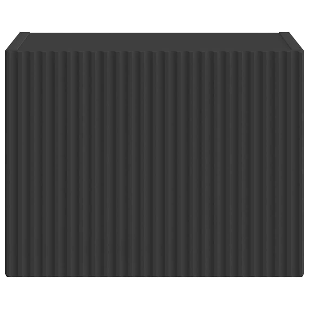 TV Wall Cabinet Black 39 x 31 x 29.5 cm Engineered Wood