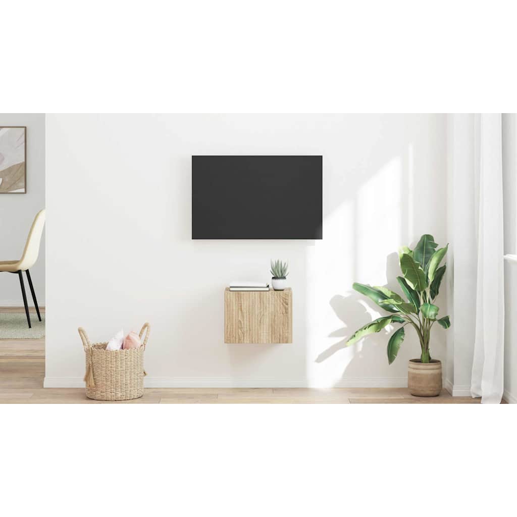 TV Wall Cabinet Sonoma 39 x 31 x 29.5 cm Engineered Wood