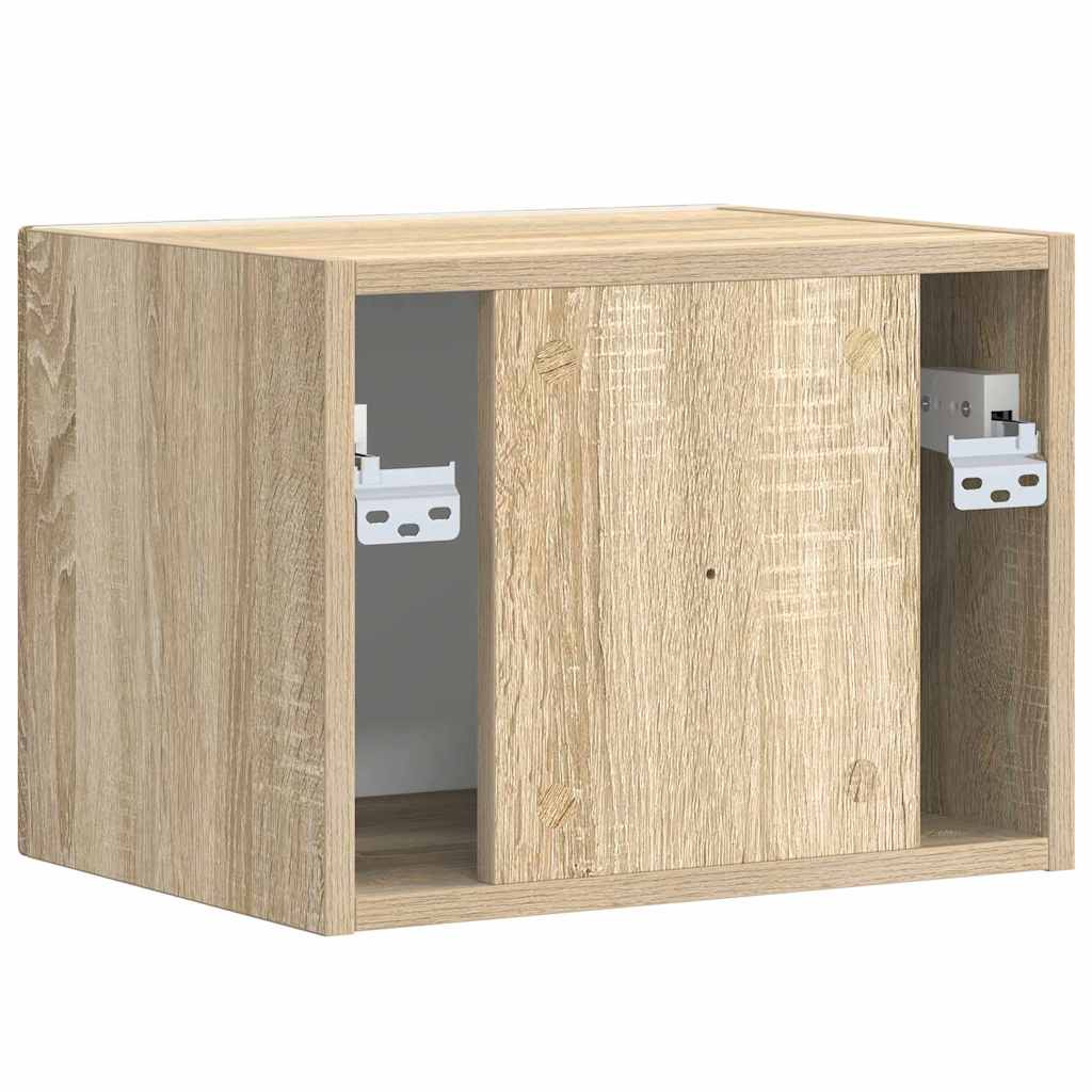 TV Wall Cabinet Sonoma 39 x 31 x 29.5 cm Engineered Wood