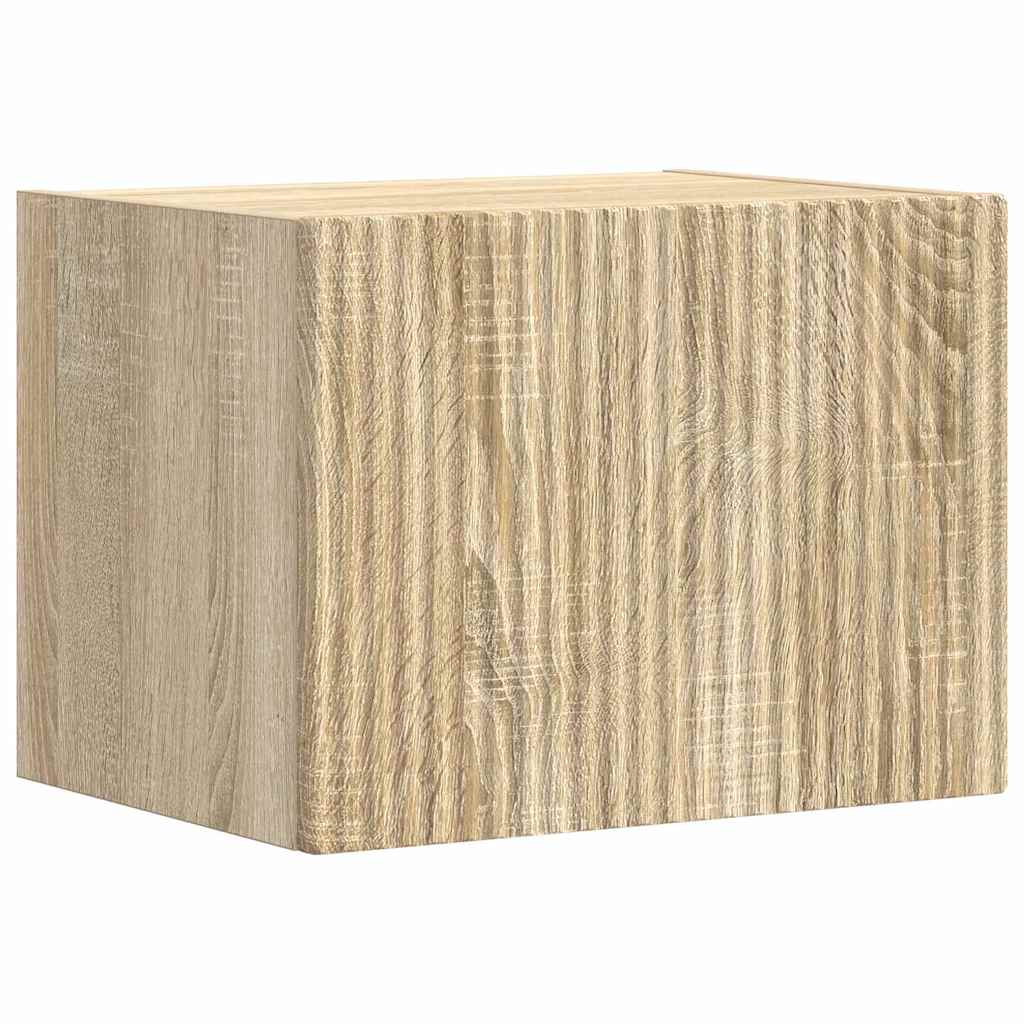 TV Wall Cabinet 2 pcs Sonoma 39 x 31 x 29.5 cm Engineered Wood