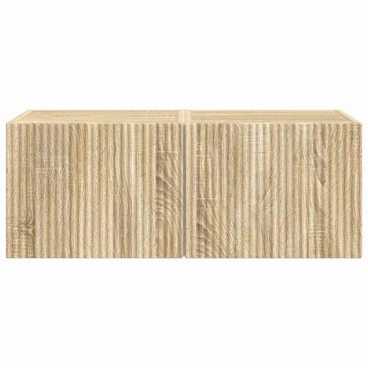 TV Wall Cabinet 2 pcs Sonoma 39 x 31 x 29.5 cm Engineered Wood