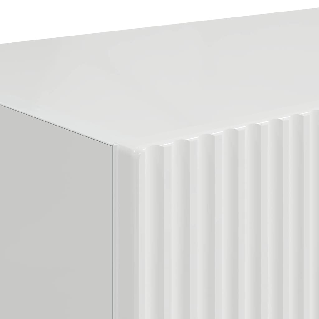 TV Wall Cabinet Gloss White 39 x 31 x 29.5 cm Engineered Wood
