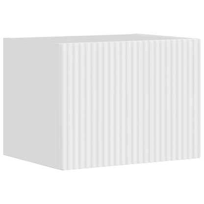TV Wall Cabinet Gloss White 39 x 31 x 29.5 cm Engineered Wood