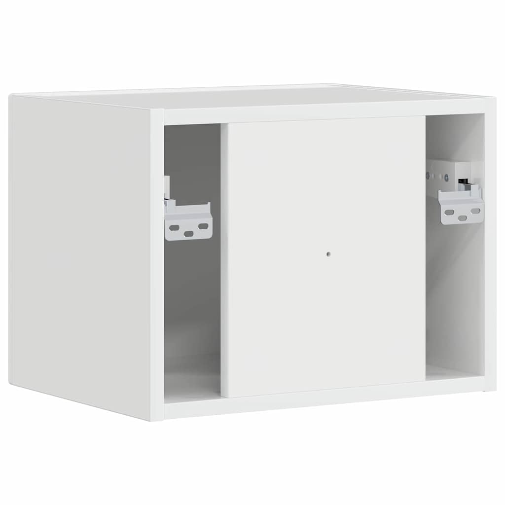 TV Wall Cabinet Gloss White 39 x 31 x 29.5 cm Engineered Wood