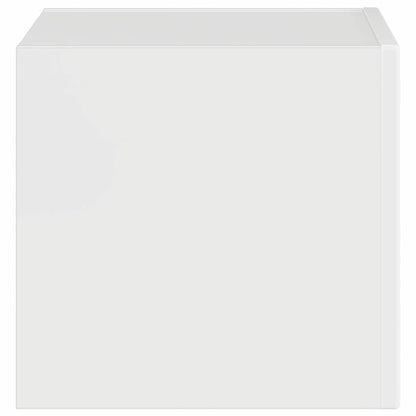 TV Wall Cabinet Gloss White 39 x 31 x 29.5 cm Engineered Wood