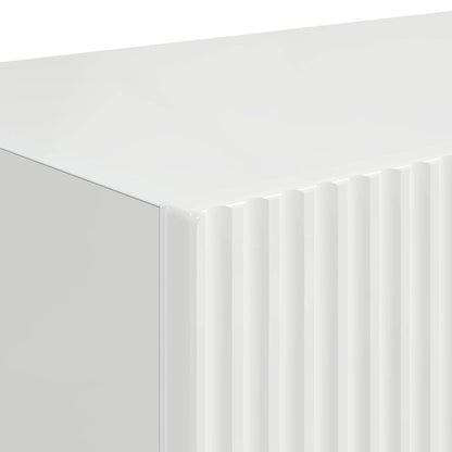 TV Wall Cabinet 2 pcs Gloss White 39 x 31 x 29.5 cm