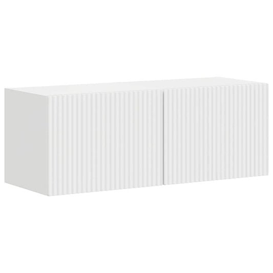 TV Wall Cabinet 2 pcs Gloss White 39 x 31 x 29.5 cm