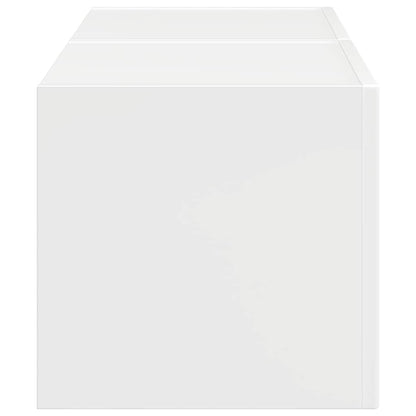 TV Wall Cabinet 2 pcs Gloss White 39 x 31 x 29.5 cm