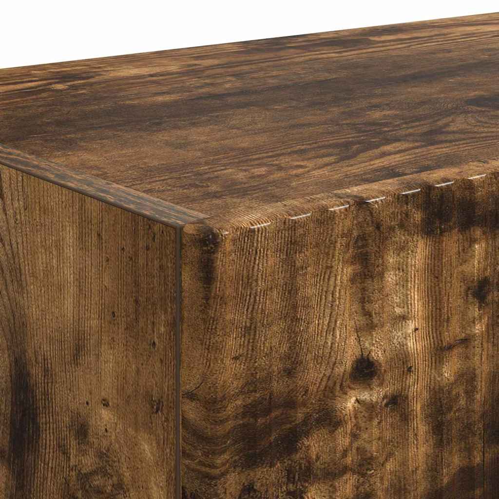 TV Wall Cabinet Smoked Oak 39 x 31 x 29.5 cm Engineered Wood