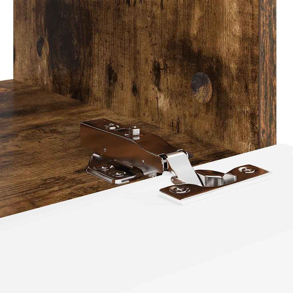 TV Wall Cabinet Smoked Oak 39 x 31 x 29.5 cm Engineered Wood
