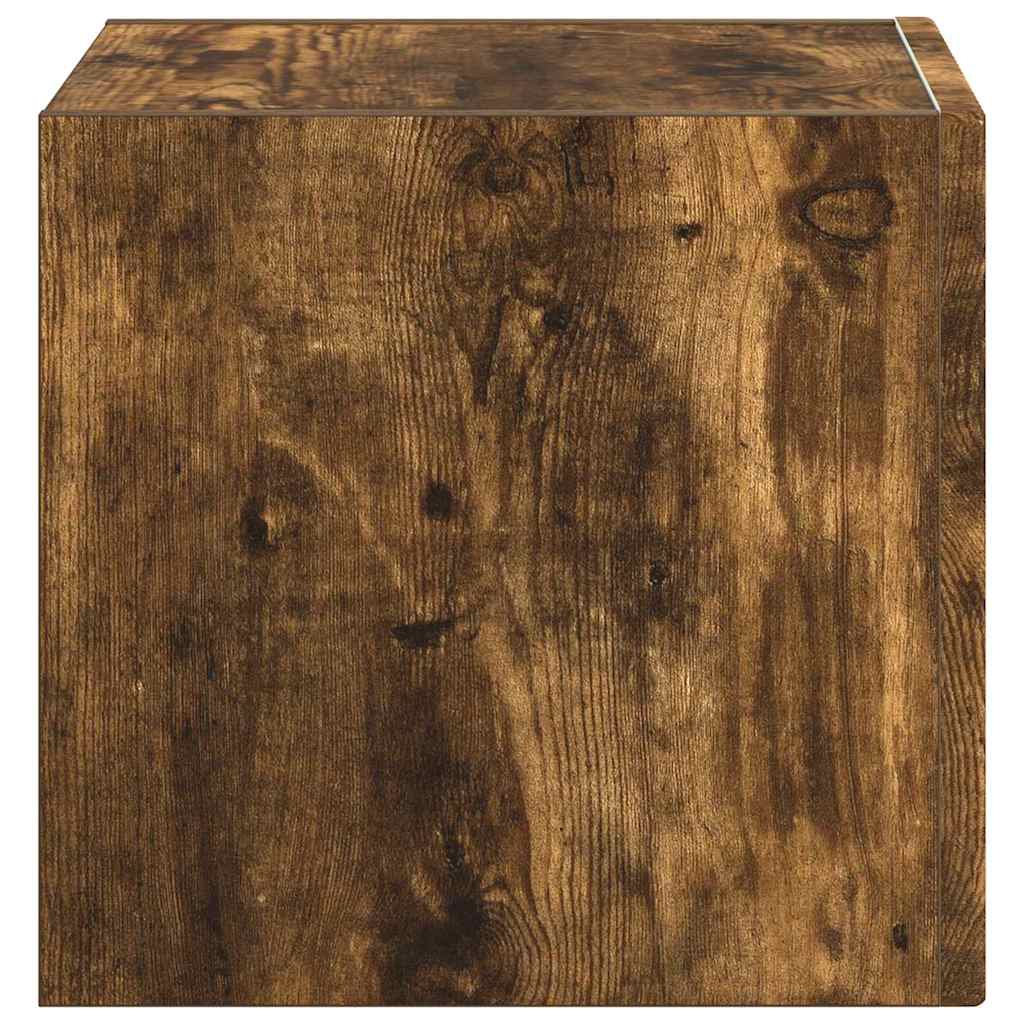 TV Wall Cabinet Smoked Oak 39 x 31 x 29.5 cm Engineered Wood