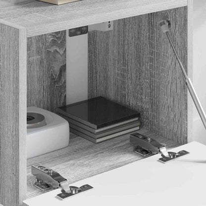 TV Wall Cabinet Grey Sonoma 39 x 31 x 29.5 cm Engineered Wood