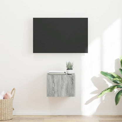 TV Wall Cabinet Grey Sonoma 39 x 31 x 29.5 cm Engineered Wood