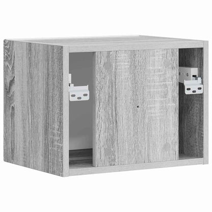 TV Wall Cabinet Grey Sonoma 39 x 31 x 29.5 cm Engineered Wood