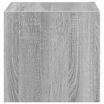 TV Wall Cabinet Grey Sonoma 39 x 31 x 29.5 cm Engineered Wood