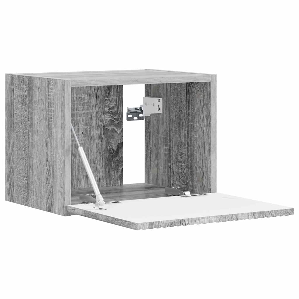 TV Wall Cabinet 2 pcs Grey Sonoma 39 x 31 x 29.5 cm