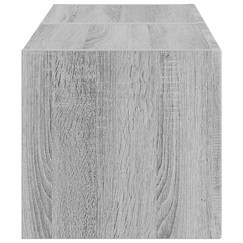 TV Wall Cabinet 2 pcs Grey Sonoma 39 x 31 x 29.5 cm