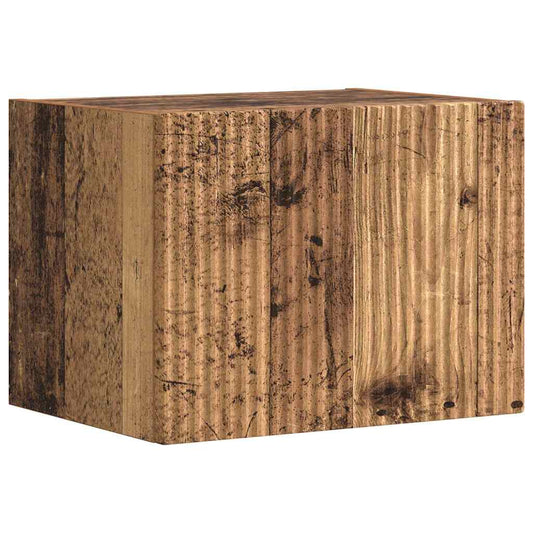 TV Wall Cabinet Old Wood 39 x 31 x 29.5 cm Engineered Wood