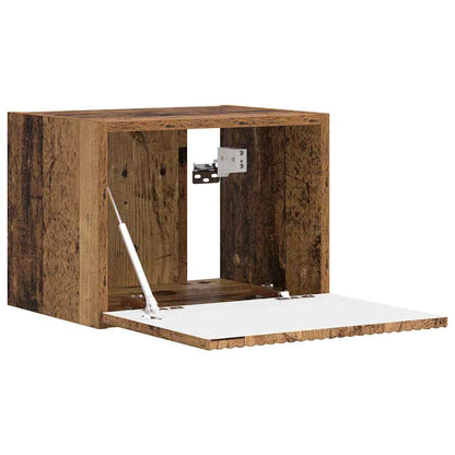 TV Wall Cabinet Old Wood 39 x 31 x 29.5 cm Engineered Wood