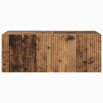 TV Wall Cabinet Wall-mounted 2 pcs Old Wood 39 x 31 x 29.5 cm