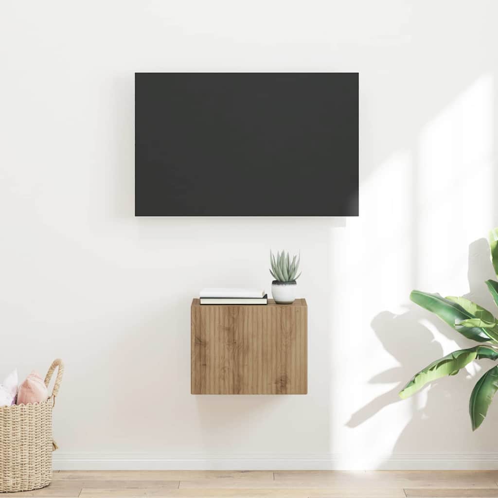 TV Wall Cabinet Artisian Oak 39 x 31 x 29.5 cm Engineered Wood