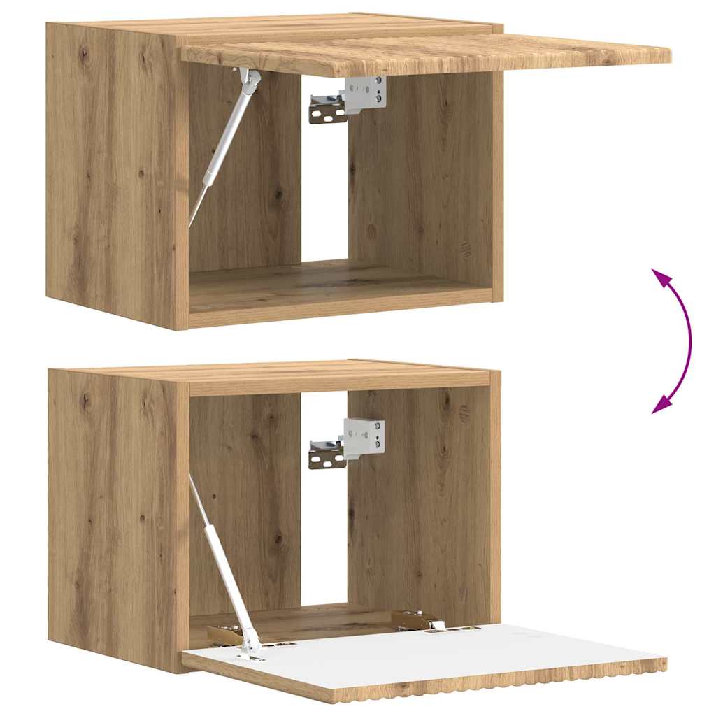 TV Wall Cabinet Artisian Oak 39 x 31 x 29.5 cm Engineered Wood