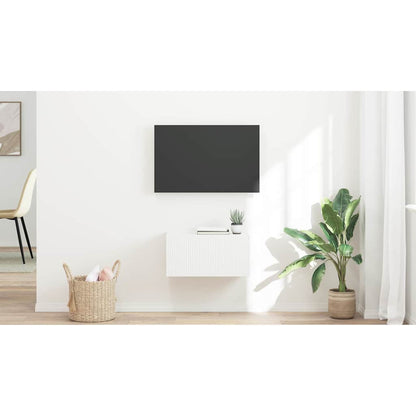 TV Wall Cabinet White 60 x 31 x 29.5 cm Engineered Wood
