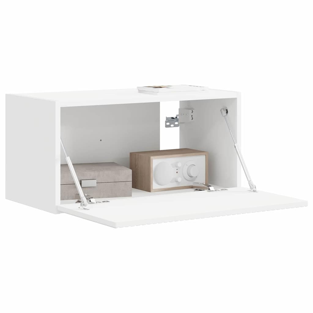 TV Wall Cabinet White 60 x 31 x 29.5 cm Engineered Wood