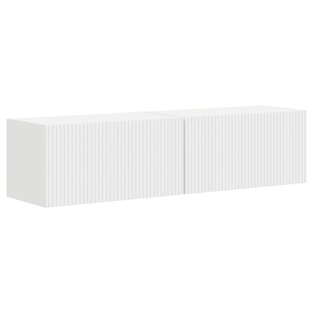 TV Wall Cabinet 2 pcs White 60 x 31 x 29.5 cm Engineered Wood