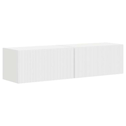 TV Wall Cabinet 2 pcs White 60 x 31 x 29.5 cm Engineered Wood