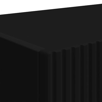 TV Wall Cabinet 2 pcs Black 60 x 31 x 29.5 cm Engineered Wood