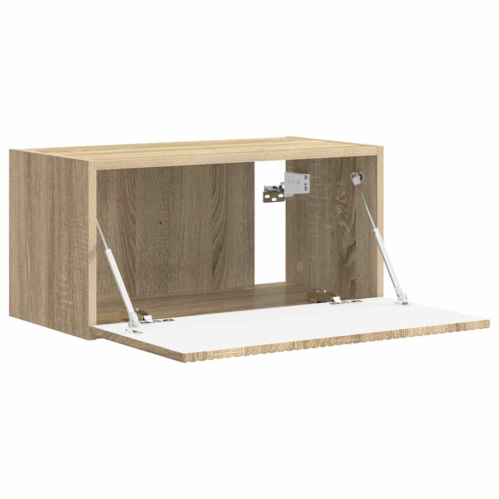 TV Wall Cabinet Sonoma 60 x 31 x 29.5 cm Engineered Wood
