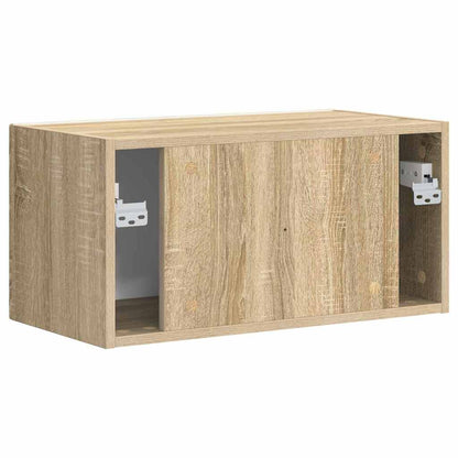 TV Wall Cabinet Sonoma 60 x 31 x 29.5 cm Engineered Wood