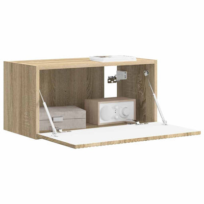 TV Wall Cabinet Sonoma 60 x 31 x 29.5 cm Engineered Wood