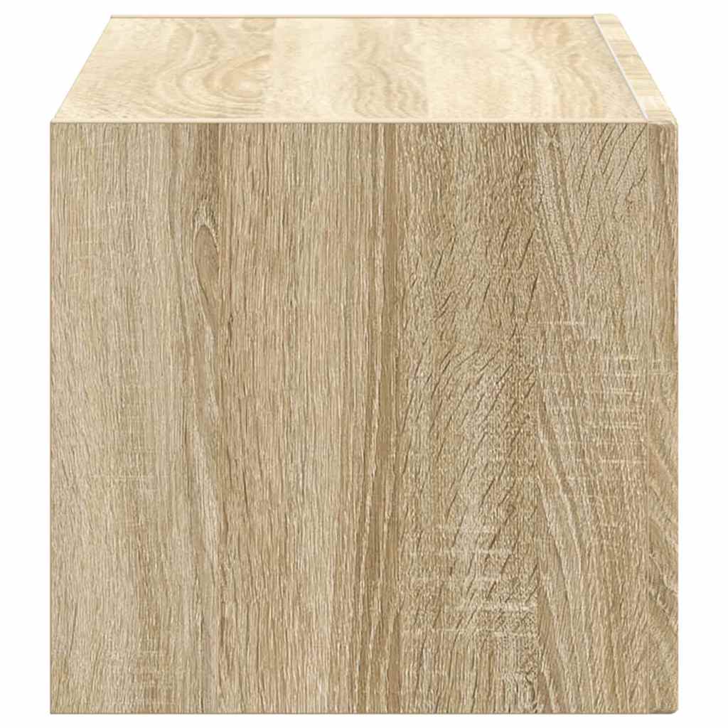 TV Wall Cabinet Sonoma 60 x 31 x 29.5 cm Engineered Wood