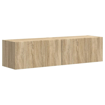 TV Wall Cabinet 2 pcs Sonoma 60 x 31 x 29.5 cm Engineered Wood