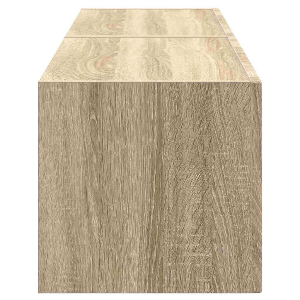 TV Wall Cabinet 2 pcs Sonoma 60 x 31 x 29.5 cm Engineered Wood