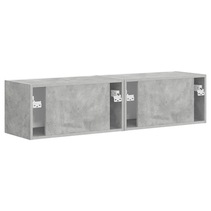 TV Wall Cabinet Wall-mounted 2 pcs Concerte 60 x 31 x 29.5 cm
