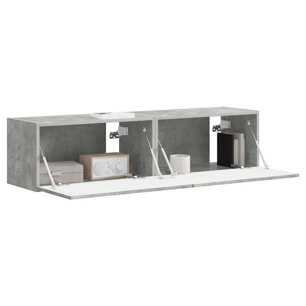 TV Wall Cabinet Wall-mounted 2 pcs Concerte 60 x 31 x 29.5 cm