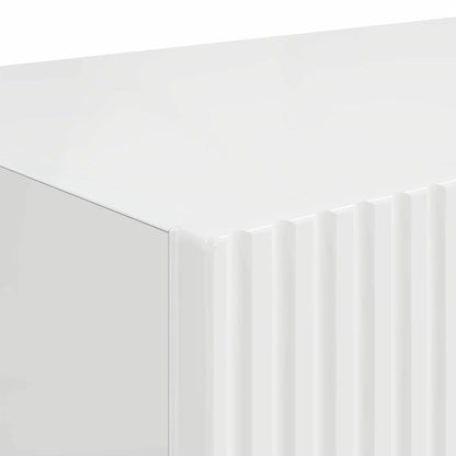 TV Wall Cabinet Gloss White 60 x 31 x 29.5 cm Engineered Wood