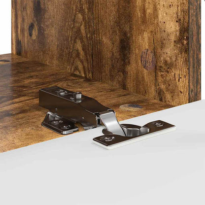 TV Wall Cabinet Smoked Oak 60 x 31 x 29.5 cm Engineered Wood