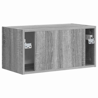 TV Wall Cabinet Grey Sonoma 60 x 31 x 29.5 cm Engineered Wood