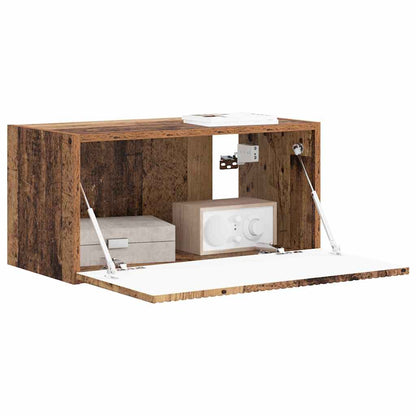 TV Wall Cabinet Old Wood 60 x 31 x 29.5 cm Engineered Wood