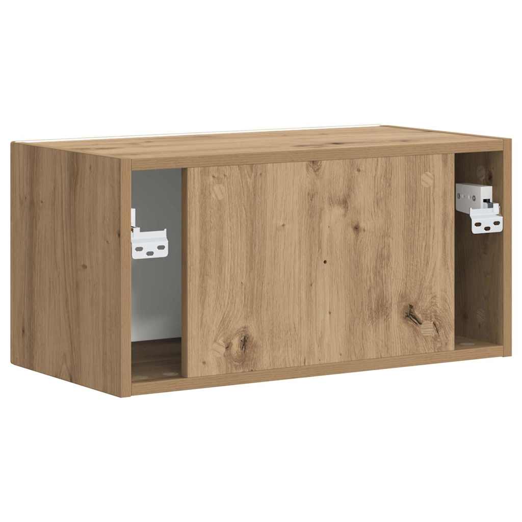 TV Wall Cabinet Artisian Oak 60 x 31 x 29.5 cm Engineered Wood