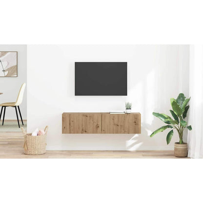 TV Wall Cabinet 2 pcs Artisian Oak 60 x 31 x 29.5 cm
