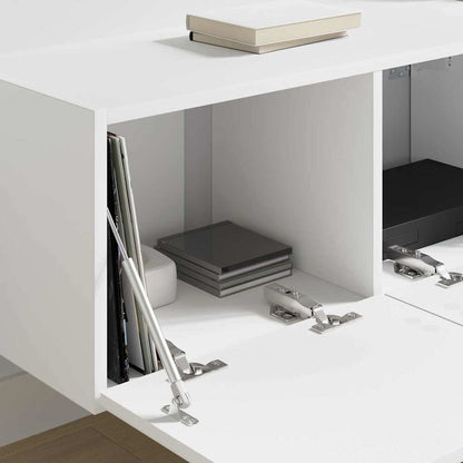 TV Wall Cabinet White 78.5 x 31 x 29.5 cm Engineered Wood